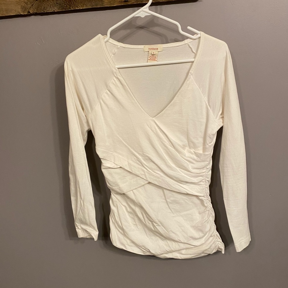 Cross front tee